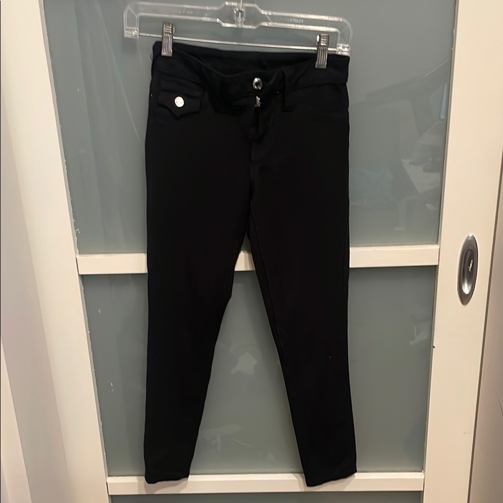 True Religion Black skinny pants, size 24